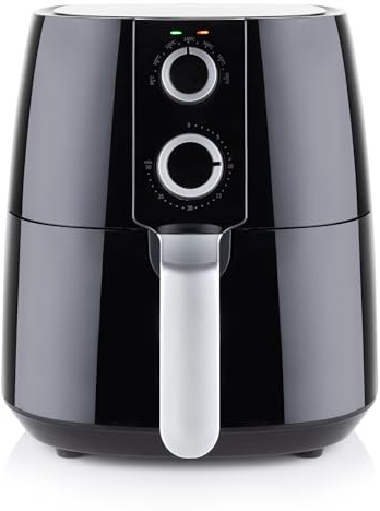 Vitinni 3.8L Air Fryer, Small and Compact, Easy to Control Manual Air Fryer, Perfect for Smaller Kitchens and Caravans, Rapid Circulation Reaching 200 Degrees Celsius, 30 Minute Timer
