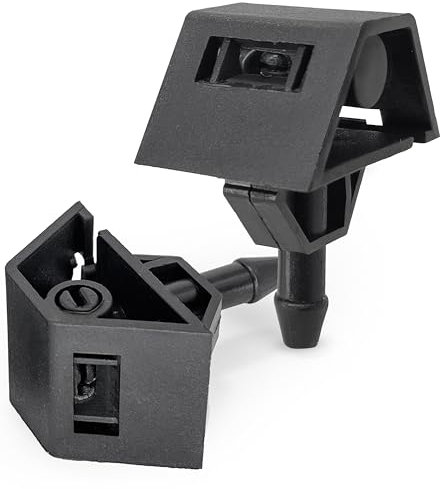 Click&Fit Ugelli lavavetri compatibili con Nissan Qashqai J10 J11 dal 2007 al 2018 - Spazzolone tergicristallo ricambio 28932JD000 289306MA0A, 2 pezzi