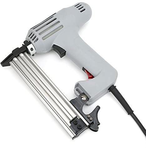 Grapadora de Pistola de Clavos Eléctrica, Enchufe Europeo de 220V para Carpintería