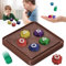 Gonggi Korean Game - Traditionelles Koreanisches Spiel, Gonggi Steine Set, Bunt Kieselstein Spielzeug, Klassisches Hand-Auge-Koordinationsspiel, Tragbares Familien- und Reisespiel (5-teiliges Set)