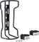 BBB Cycling StackRack Leichter Gepäckträger Bikepacking Fahrradtasche Halter Montage Rack Gravel Bike Rennrad MTB BBC-81, Schwarz