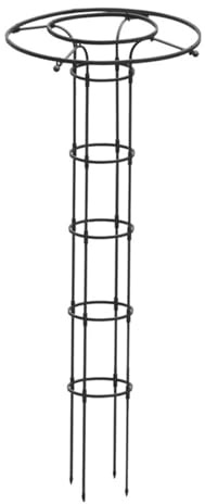 Rankobelisk Spaljé 90 cm/120 cm/150 cm/180 cm/210 cm Spaljé Spaljé belagt spaljé av metalltråd trädgård dekorspaljé för klätterväxter, klätterhjälp, ballong, rosor och blomma