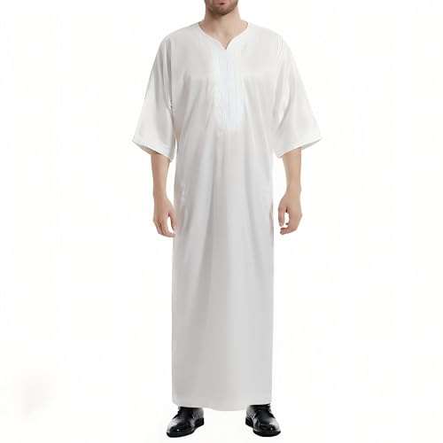Caftán para Hombre – Túnica Musulmana Abaya Djellaba