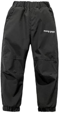 Pantalones de nieve para niñas para actividades de invierno, pantalones de esquí para niños, con forro polar térmico, ropa de exterior, pantalones softshell para aventuras