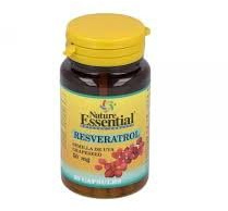 Semilla de Uva 50mg Extracto Seco y Resveratrol Nature Essential 50 Cápsulas – Pack de 2 Unidades, Formato Ahorro de Polifenoles Botánicos