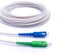 Elfcam® - 20m LWL Glasfaser-Kabel SC/APC auf SC/UPC Stecker, Simplex 9/125μm Patchkabel, Lichtwellenleiter LSZH, Weiß, 20 Meter
