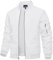 TACVASEN Mens Lightweight Jacket Casual Summer Sport Baseball Jacket Autumn Work Bomber Military Coat White, M