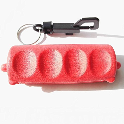 wolfman Tiro con Arco Extractor de Flechas Salvamanos de Silicona Extractor de Flechas Gripper con Llavero para Sacar Flechas de Diana 3 Piezas (Rojo)