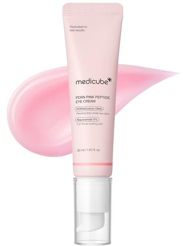 medicube Salmon DNA PDRN Pink Peptide Eye Serum with Niacinamide and 99% Purity Retinol for Fine Lines, Uneven Skin Tone, Korean Skin Care 30 ml