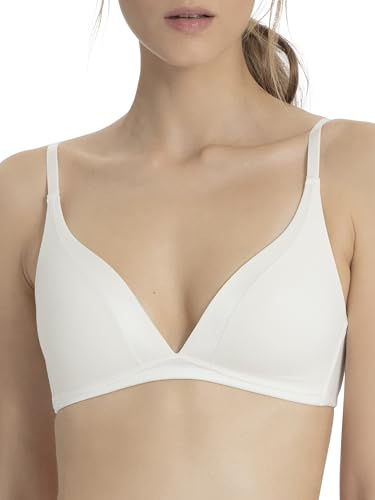 CALIDA Dam Cate triangel-BH, alabaster cream, 75B
