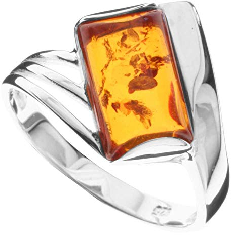 Ring - Astrid - Silber 925/000 - Bernstein