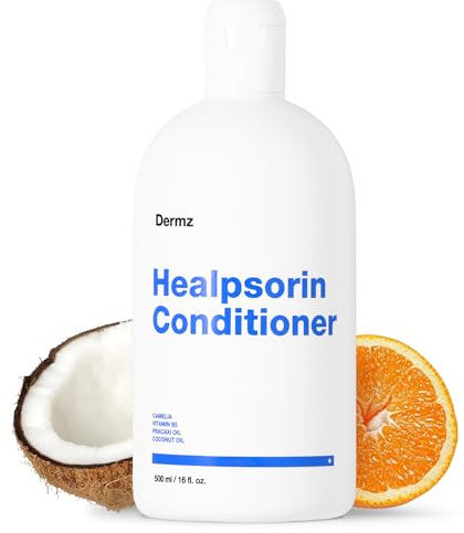 Healpsorin Psoriasis Scalp Treatment Conditioner - Helps Relieve Dandruff, Seborrheic Dermatitis & Psoriasis Symptoms for Shiny, Flake-Free Hair. 500ml