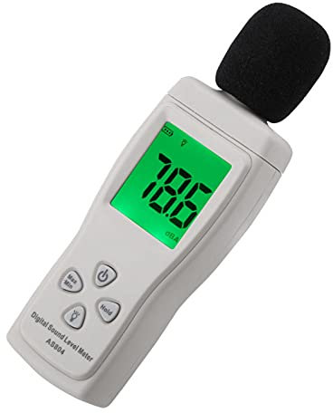 Digital Sound Level Meter,AS804 30-130 dBA Digital Sound Level Meter Testing Monitor 30-130 dBA