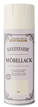 Rust-Oleum Sprühlack Kreidefarbe 400 ml Jute - Premium Möbellack - ideal für Möbel und Holz - Sprühdose - Holzlack - Spraydose - Lackspray