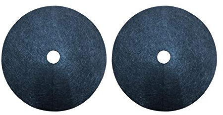FXforer Lot de 12 anneaux de paillage anti-mauvaises herbes - Tapis de protection rond pour arbre, couverture de plante, toile non tissée pour intérieur ou extérieur, contrôle des mauvaises herbes et