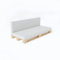 chilly pilley Mousse Froide Panneau De Mousse Feuille De Rembourrage en Mousse Matelas Coussins De Jardin Polyuréthane Matelas Coupé (T25, 120x80x10)
