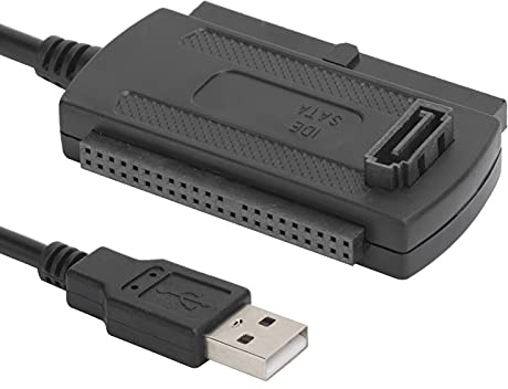 Adaptador USB a IDE SATA, Cable Convertidor USB 2.0 a SATA Pata IDE 2.5 3.5 SSD, Disco Duro Serie a Paralelo para 2000, ME, XP, Vista, 7