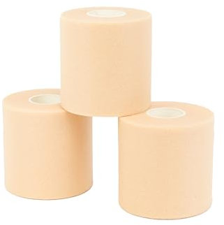 Pretape Sportbandage aus weichem Schaumstoff, nicht klebend, 7 cm x 27 m, von Vendari (Beige)