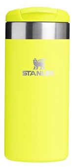 STANLEY 1913 Aerolight Transit Thermobecher 0.35L - Hält 4 Stunden Heiß - Spülmaschinenfest - Kaffeebecher To Go Auslaufsicher - Kompatibel Mit Gängigen Pkw-Getränkehalterungen - Yellow