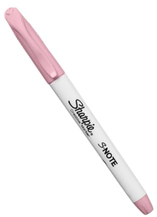 Sharpie S‑Note Creative Marker - Highlighter Chisel Tip Papaya Ink | Water-Based Pastel Marker | Dual-End for Highlighting, Drawing, Journaling & More | Single Count