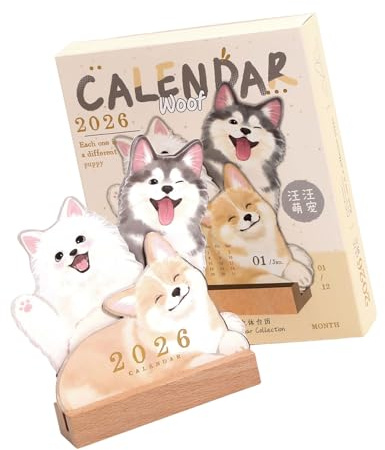 Calendario De Escritorio Para Amantes Los Animales Con Páginas Mensuales Giratorias Regalo Atento Para Profesores Amigos Familia Lindo Calendario Escritorio Animales