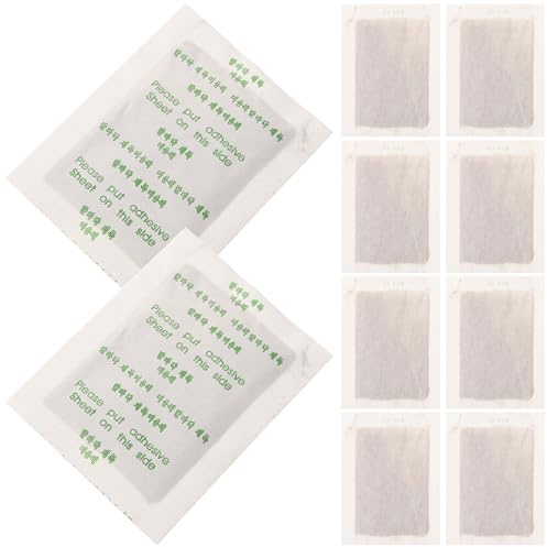 Garneck Parches Cuidado Pies Jengibre, 10 Unidades de Color Claro, Almohadillas Desintoxicantes Transpirables para Uso Doméstico, Alivio y Mejora del Sueño