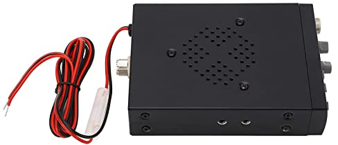 Aramox Ricetrasmettitore CB, Ricetrasmettitore Radio CB in Metallo 27 MHz 40 AM da 12 a 16 V 1 W Uscita Portatile Leggero per Conducenti di Viaggi Marittimi in Barca