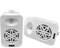 Bassface SPLBOX.2 400 W Marine Impermeabile Barca Van Outdoor Box Altoparlanti Coppia