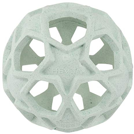 Hevea Greifball für Babys aus 100% Naturkautschuk - Taktile Entwicklung, Zahnungshilfe & Werfen Baby Ball - BPA-frei- Weich, Robust & Leicht zu Greifen für Kleinkinder & Babys (Mint)