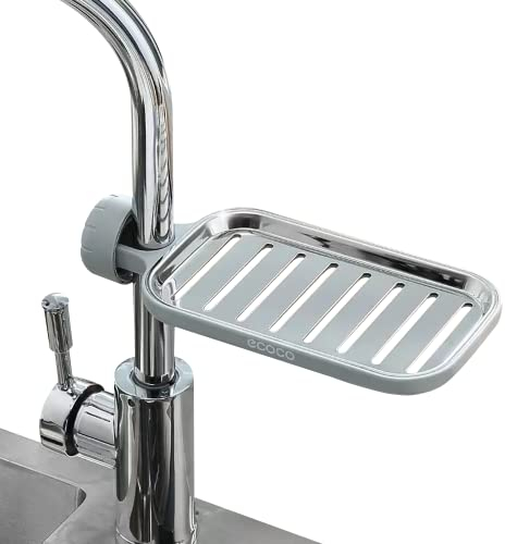 MHTECH Duschregal für Shampoo, Seife (ohne Bohren), Grau und Schwarz (Kombination aus ABS und Edelstahl) (SLJ-DK-HS)