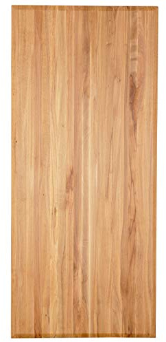 Staboos Tischplatte 140x80x25 cm Massivholz Buche - Hochwertige Massivholzplatte feingeschliffen - Geölte Schreibtischplatte - Schadstofffreie Holzplatte massiv als Esszimmertisch, Bürotisch und Küche