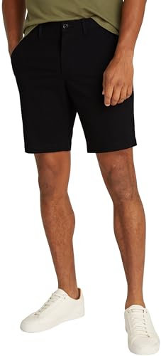Tommy Hilfiger Herren Shorts Brooklyn 1985 Kurz, Schwarz (Black), 31W