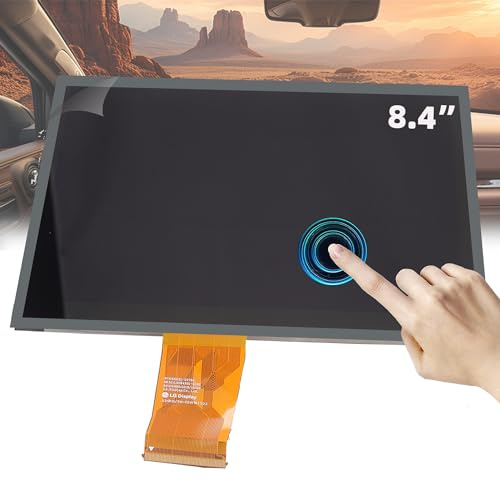 Dasbecan Uconnect 8.4 Navigation LCD Touch Screen 4C UAQ Nav Radio Compatible with Dodge RAM Jeep Chrysler 2017-2022 LA084X01(SL)(02) (Digitizer Included)
