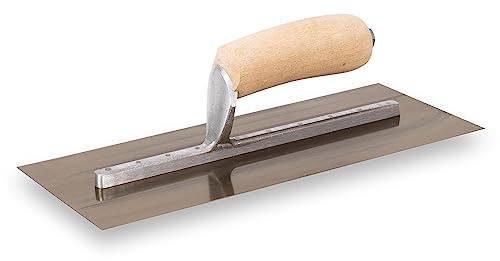MARSHALLTOWN Curry Style Trowel, 12x5 Inches, Ideal for Plastering and EIFS, Made in the USA, 101CST