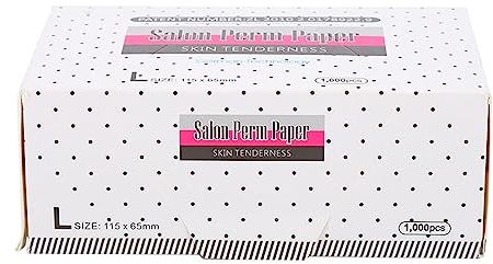 Bigoudis Cheveux, Permanente Cheveux Boucle Kit, Motifs en maille avec une forte perméabilité Bigoudis Papier Permanent pour la coiffure