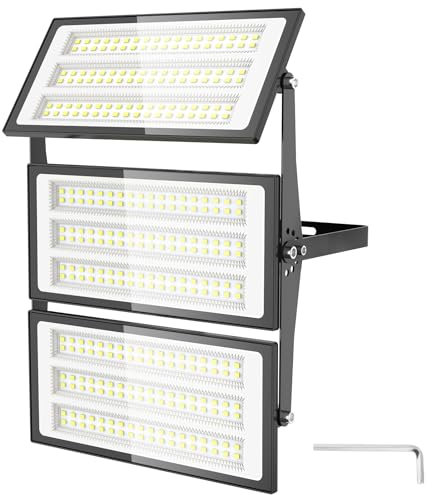 Ankishi 300W LED Floodlight Outdoor - Super Bright 30000LM Outdoor Security Lights IP66 Waterproof Flood Lighting 6000K Cool White Wall Light Outdoor Lights for Garage Patio Backyard Front Yard
