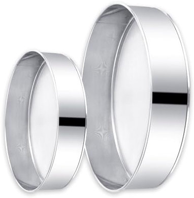 Setaccio da cucina in acciaio inox – Set 2 pezzi da 20 cm e 15 cm – Setaccio farina a maglia fine 150 mesh per zucchero a velo, spezie e polveri sottili