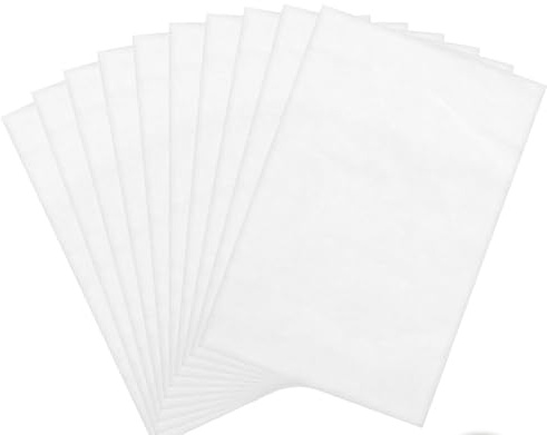 Giantree 10 unidades de lámina adhesiva de doble cara para planchar, A4 no tejida para planchar, parche en ambos lados para pegamento de parche, A4, termoadhesivo, parche en ambos lados