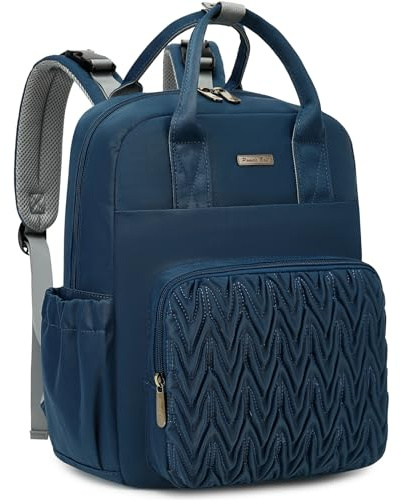 Pomelo Best Zaino Fasciatoio per Neonati con Materassino Fasciatoio, Zaini Casual Leisure Impermeabile con Cinghie per Viaggi, Campeggio e Quotidiano (Blu Navy)