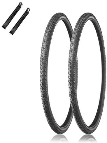 700x41c(43-622) Paire de pneus de vélo et 2 leviers | Accessoires de Remplacement de vélo de Protection Anti-crevaison for vélo de Montagne Hybride Ebike Course Touring