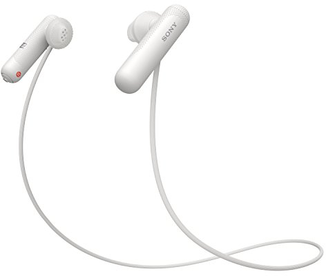 Sony WISP500W.CE7 - Auriculares Deportivos Inalámbricos, con Bluetooth, Color Blanco, Talla Única