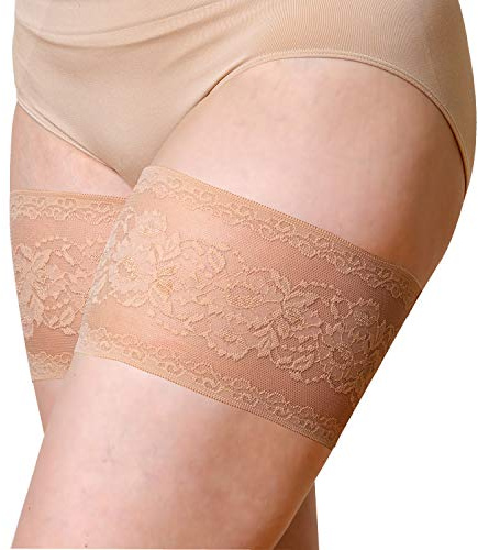Bandelettes antirozaduras muslos – ligas elásticas originales y patentadas antirrozaduras para muslos, cómodas y discretas bajo la ropa