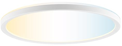 Brilliant LED Panel Lumaro rund Ø 29 cm dimmbare LED Deckenleuchte mit Fernbedienung 2400 Lumen, 27006500K CCT Nachtlicht & Timer moderne Deckenlampe für Wohnzimmer, Schlafzimmer & Büro