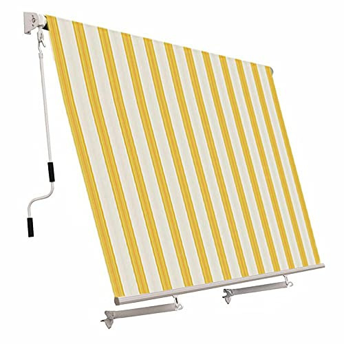 TENDA DA SOLE A CADUTA cm.300 x H.250 - giallo/bianco
