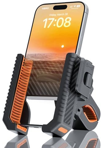 Wonwood_direct Motorrad Handyhalterung, Handyhalterung Fahrrad Handy Motorradhalterung, 360°Lenker Halter Handy Halterung Fahrradlenker für E Scooter für iPhone, Samsung und Smartphone