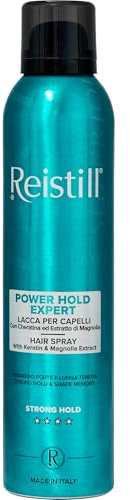 Reistill Power Hold Lacca per Capelli, Fissaggio Forte e Lunga Tenuta, con Cheratina e Estratto di Magnolia 250 ml