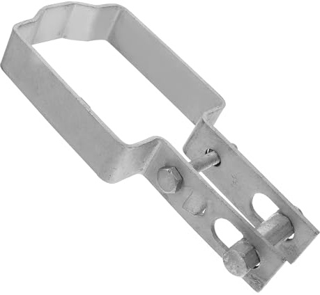 Mikikit Tendeur de Poteau en Béton Galvanisé à Chaud 90X100 MM Outil de Tension de Fil Métallique Robuste pour Serrage et Plantation Serrage-Câble à Cliquet Fixation Stable pour Clôture