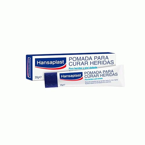 Hansaplast Pomada para curar heridas, Crema cicatrizante delicada que favorece la curación, Menos riesgo de cicatrices, Pomada cicatrizante apta para bebés I 20 g