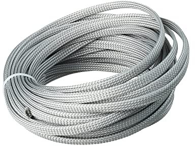 Othmro Manchon de Câble Gaine 10M Souple, Gaine Câble Tressée Extensible, Gestion des Câbles Rangement Tressée Fendue en Pet, Gestion de Câble Réglable, Protection Gestion des Câbles pour TV, PC, USB