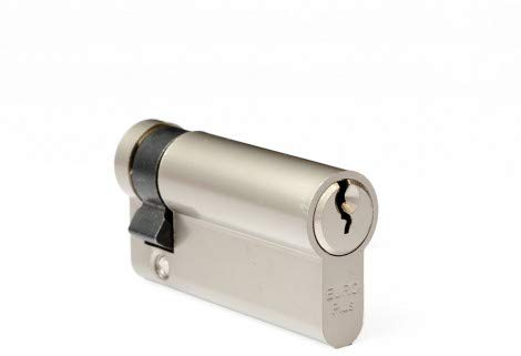 FELGNER Mezzo cilindro Euro Plus, cilindro di chiusura profilato, serratura per porte, porte del garage, ecc. | Ottone - include 3 chiavi a doppia barba | 35 mm